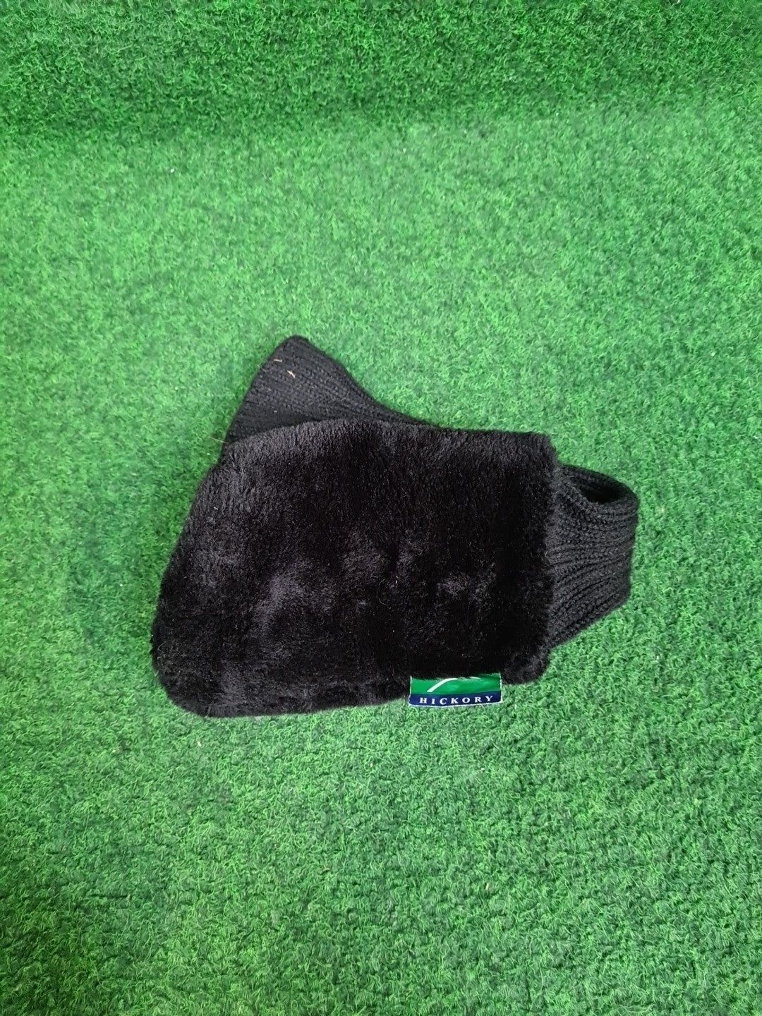 MARKEN MIX Golf Geschenkset, Warme Woll-Mütze von Duca Del Cosma, 5-Holz Schlägerhaube von Hickory, Reinigungsbürste von Silverline & Pitchgabel von Big Max, Schwarz, One Size, Herren - Abbildung 5