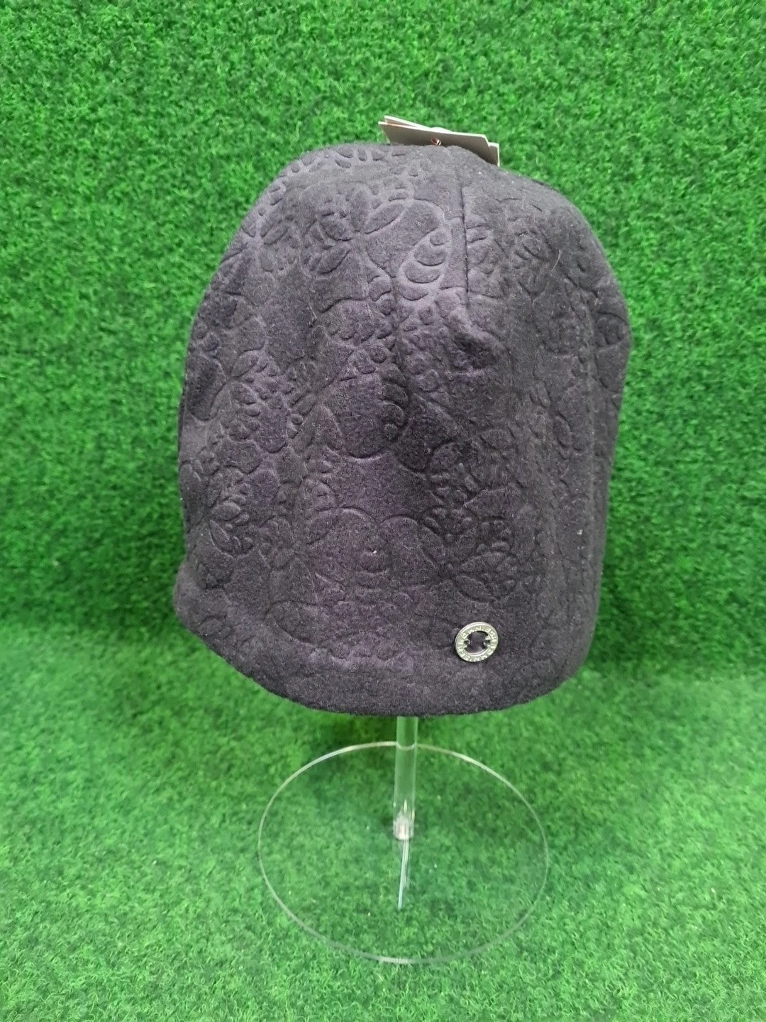RÖHNISCH Sansa Beanie, Fleece Mütze, Schwarz, One Size, Damen, 100 % Polyester, Schneeflocken Muster - Abbildung 1