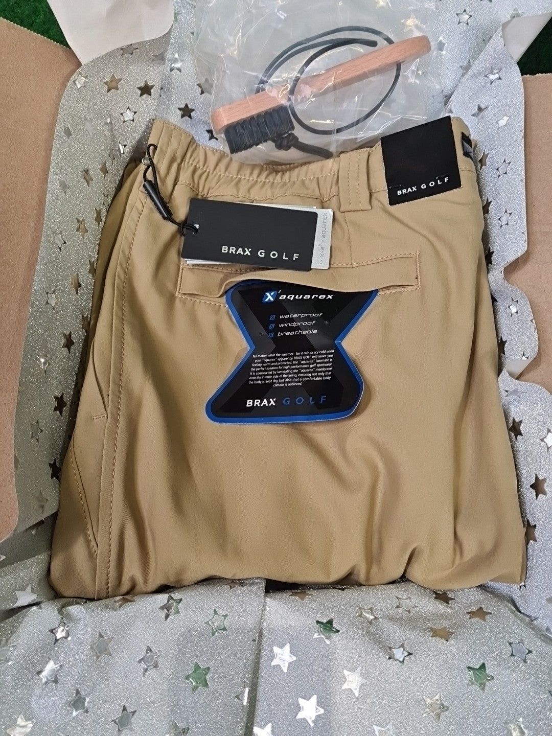 Marken Mix Golf Geschenkset, Gefütterte Aquarex Hose von BRAX GOLF - Abbildung 1
