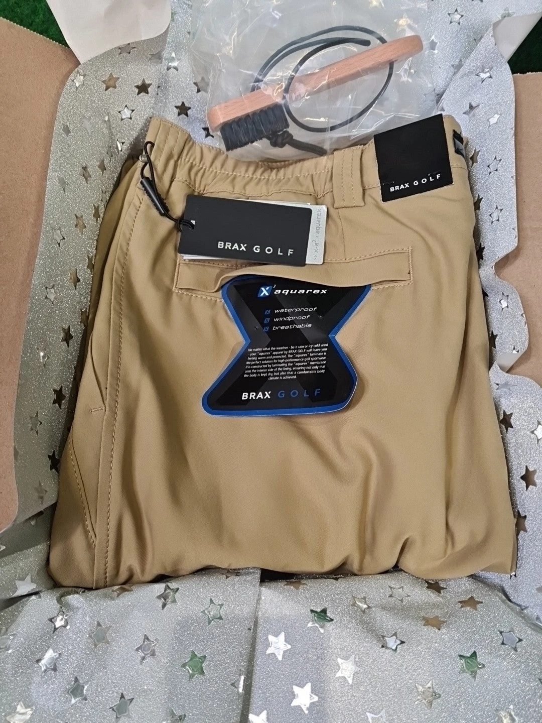 MARKEN MIX Golf Geschenkset, Gefütterte Aquarex Hose von BRAX GOLF - Abbildung 1