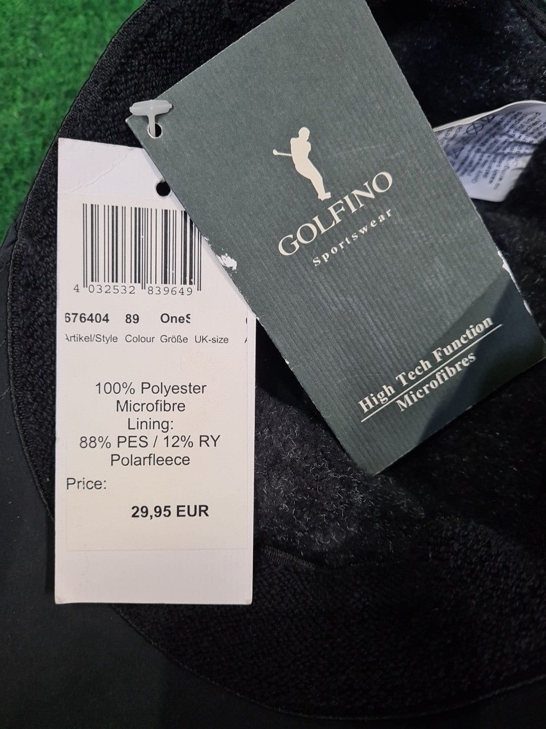 MARKEN MIX Golf Geschenkset, Warme Cap von GOLFINO, 3 E.R.C Soft Bälle von CALLAWAY & Ball Marking Set von BIG MAX, Schwarz, One Size, draw string, Damen - Abbildung 6