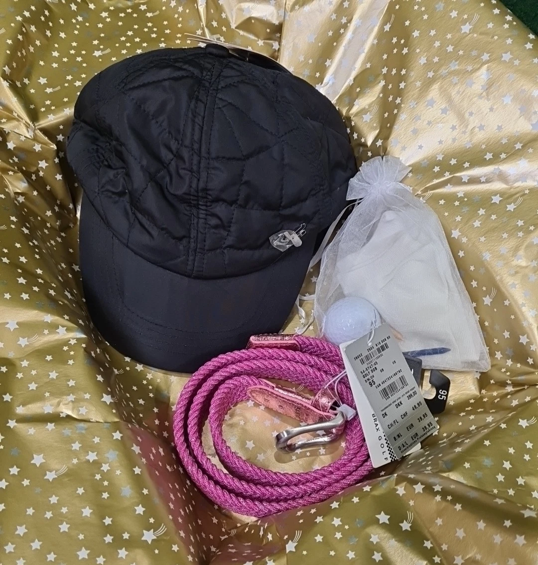 MARKEN MIX Golf Geschenkset, Warme Cap mit Ohrenschutz von RÖHNISCH, Stretch Gürtel - Abbildung 1