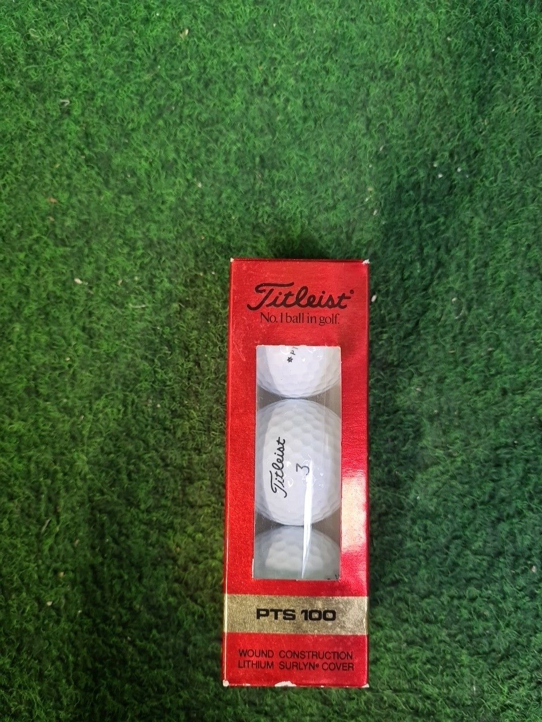 TITLEIST PTS 100 , Golfbälle, Weiß, 3 Stück - Abbildung 2