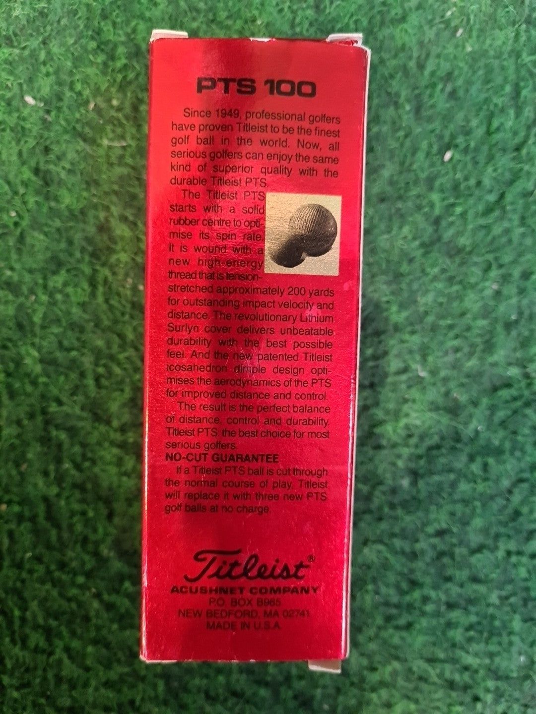 TITLEIST PTS 100 , Golfbälle, Weiß, 3 Stück - Abbildung 3