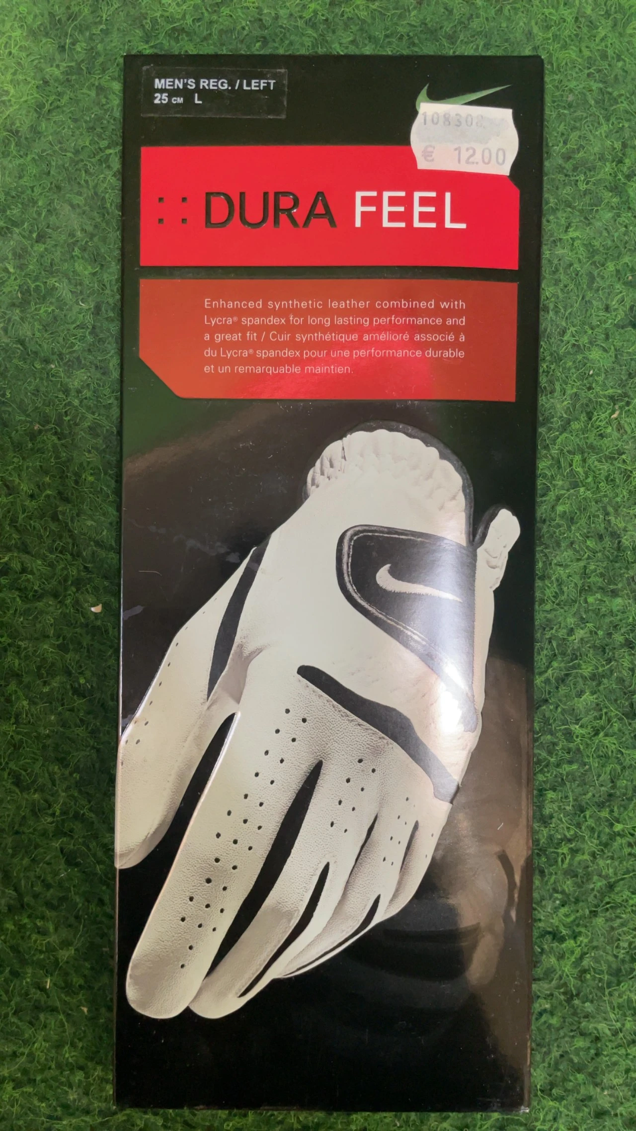 Nike Dura Feel - golfhandschuhe (Weiß, L) - Abbildung 1