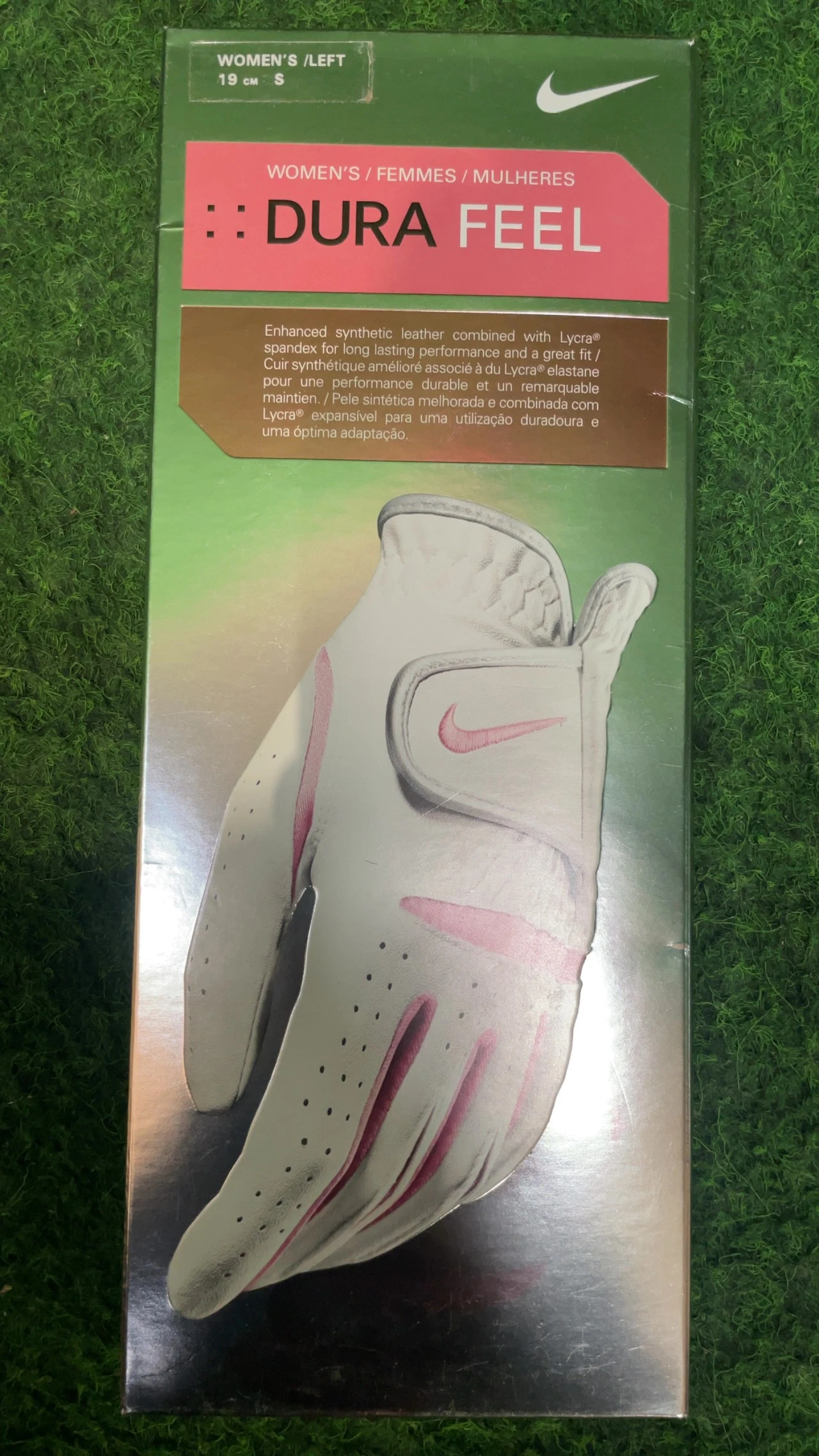 Nike Dura Feel - golfhandschuhe (Weiß, S) - Abbildung 1