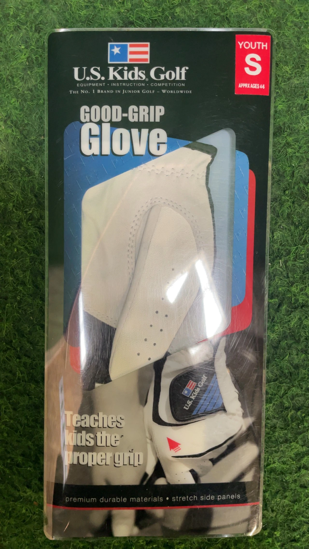 U.S. Kids Golf Good-Grip Glove - golfhandschuhe (Weiß, S) - Abbildung 1